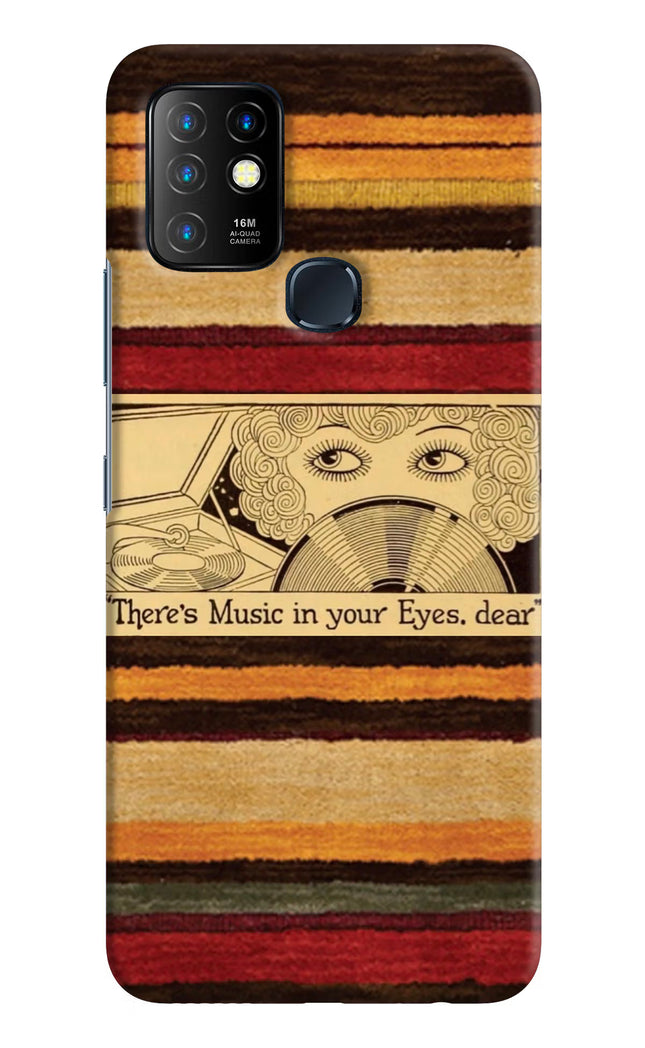 Vinyl Stripes Infinix Hot 10 Hard Case Back Cover by Casekaro