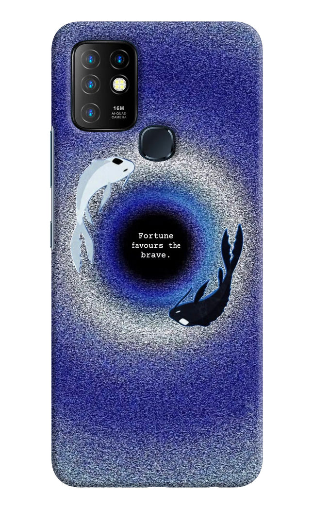 Dark Koi Infinix Hot 10 Hard Case Back Cover by Casekaro