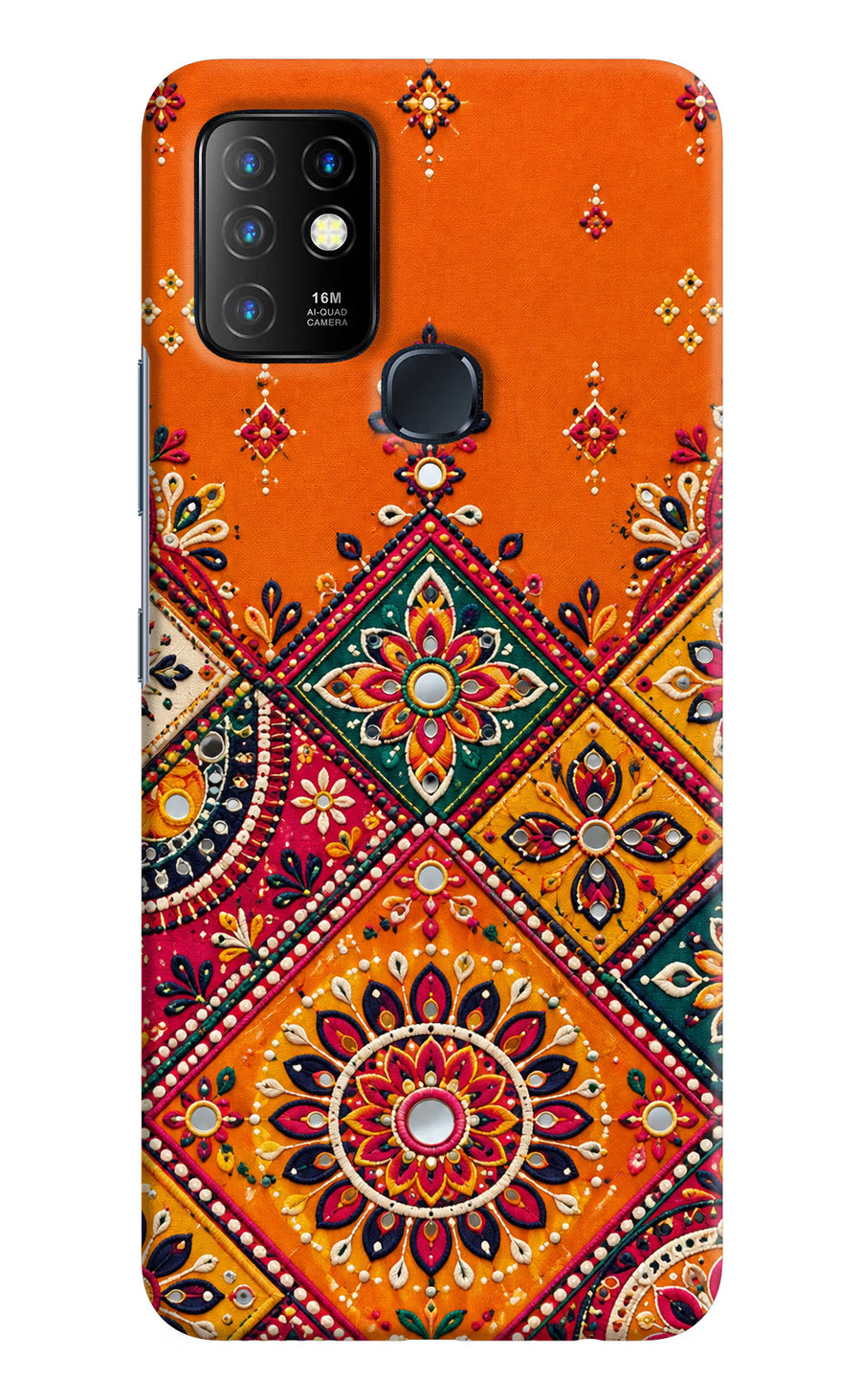 Kutch Glow Infinix Hot 10 Back Cover, Hard case