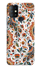 White Mayura Infinix Hot 10 Back Cover
