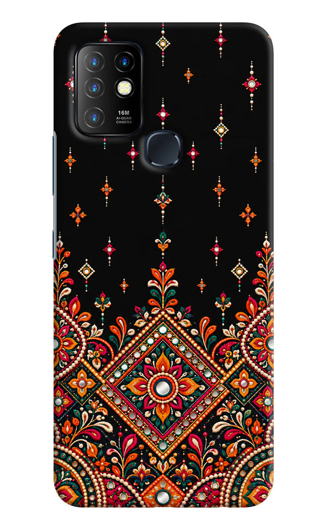 Noir Mehfil Infinix Hot 10 Hard Case Back Cover by Casekaro