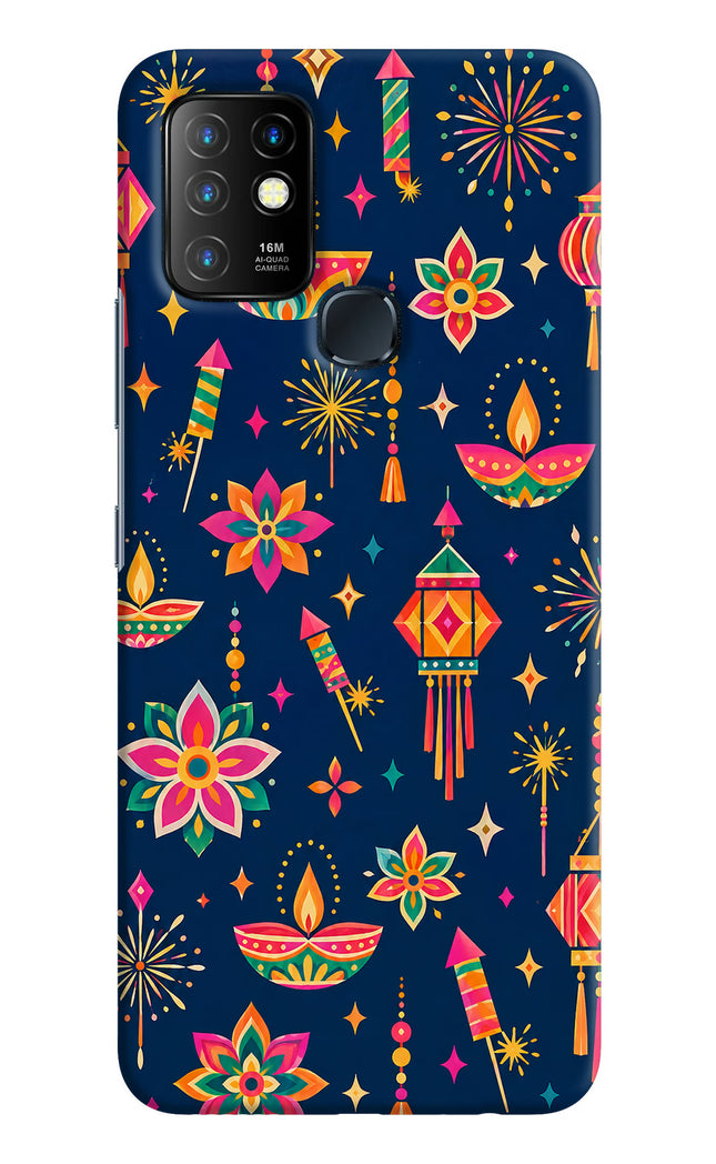 Festive Pop Infinix Hot 10 Hard Case Back Cover by Casekaro