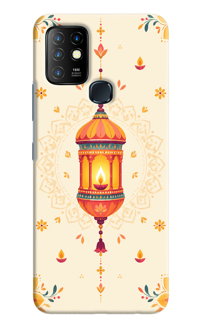 Golden Lantern Infinix Hot 10 Hard Case Back Cover by Casekaro
