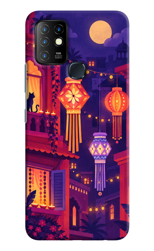 Lantern Lane Infinix Hot 10 Hard Case Back Cover by Casekaro