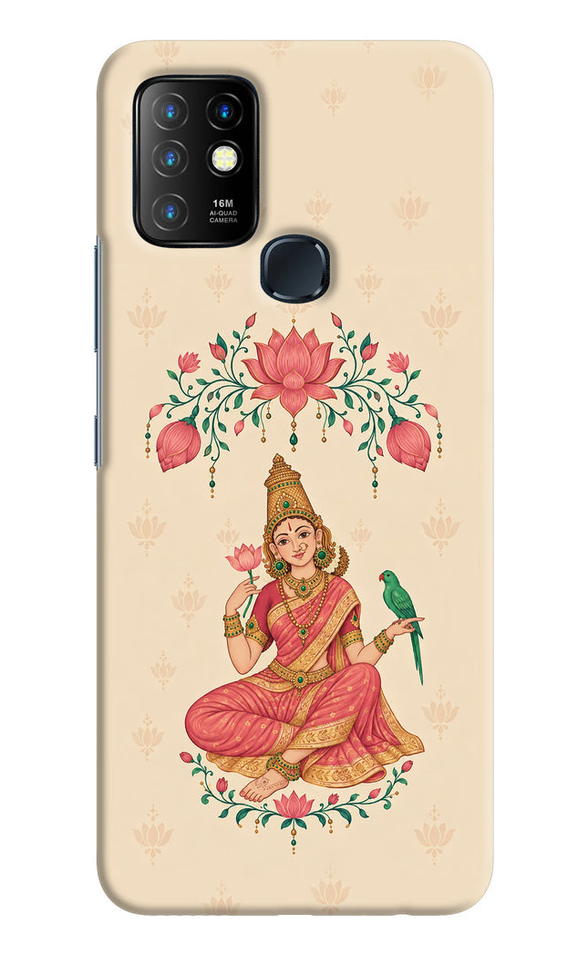 Goddess Lakshmi Infinix Hot 10 Hard Case Back Cover by Casekaro