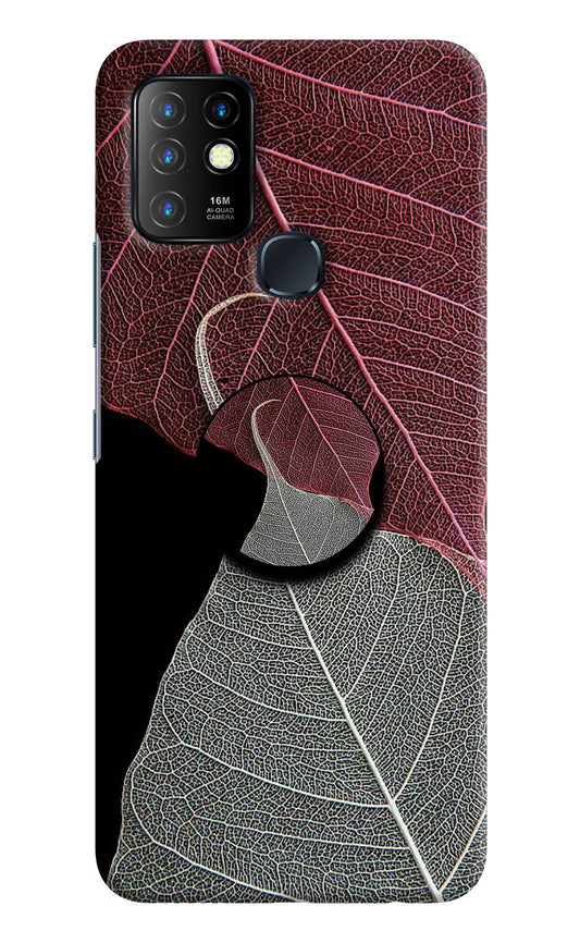 Leaf Pattern Infinix Hot 10 Pop Case by Casekaro