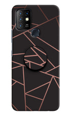 Geometric Pattern Infinix Hot 10 Pop Case by Casekaro