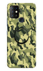 Camouflage Infinix Hot 10 Pop Case by Casekaro