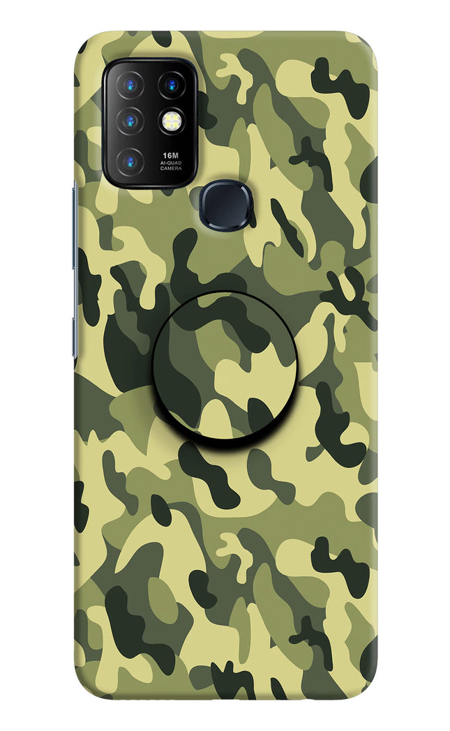 Camouflage Infinix Hot 10 Pop Case by Casekaro