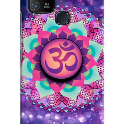 Om Purple Infinix Hot 10 Pop Case by Casekaro