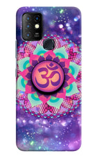 Om Purple Infinix Hot 10 Pop Case by Casekaro
