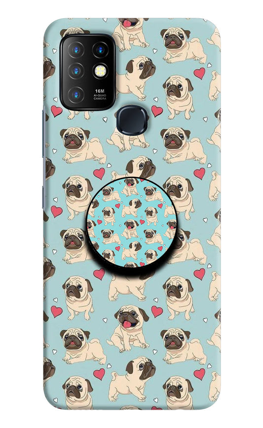 Pug Dog Infinix Hot 10 Pop Case by Casekaro