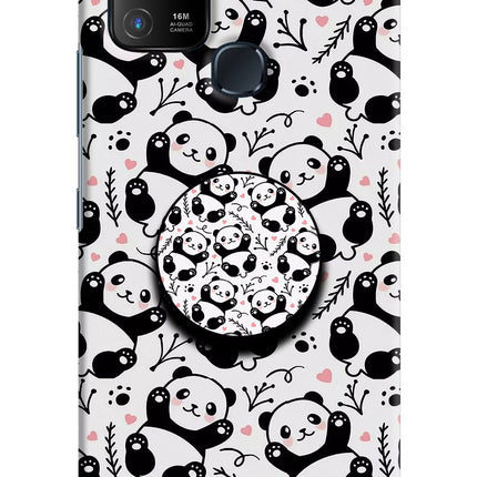 Cute Panda Infinix Hot 10 Pop Case by Casekaro