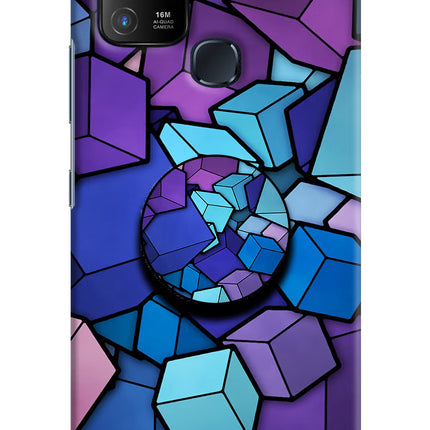 Cubic Abstract Infinix Hot 10 Pop Case by Casekaro