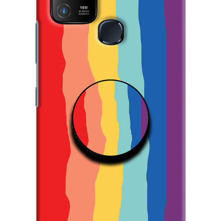 Rainbow Infinix Hot 10 Pop Case by Casekaro