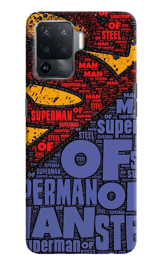 Superman Oppo F19 Pro Hard Case Back Cover by Casekaro