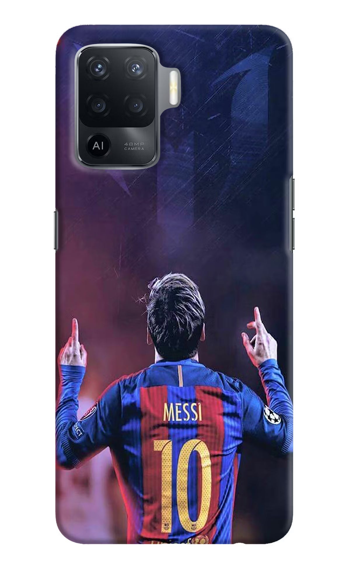 Messi Oppo F19 Pro Hard Case Back Cover by Casekaro