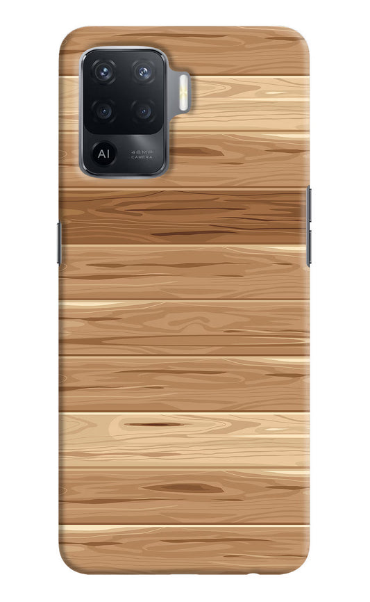 Wooden Vector Oppo F19 Pro Hard Case Back Cover by Casekaro