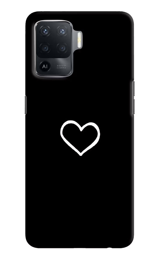 Heart Oppo F19 Pro Hard Case Back Cover by Casekaro
