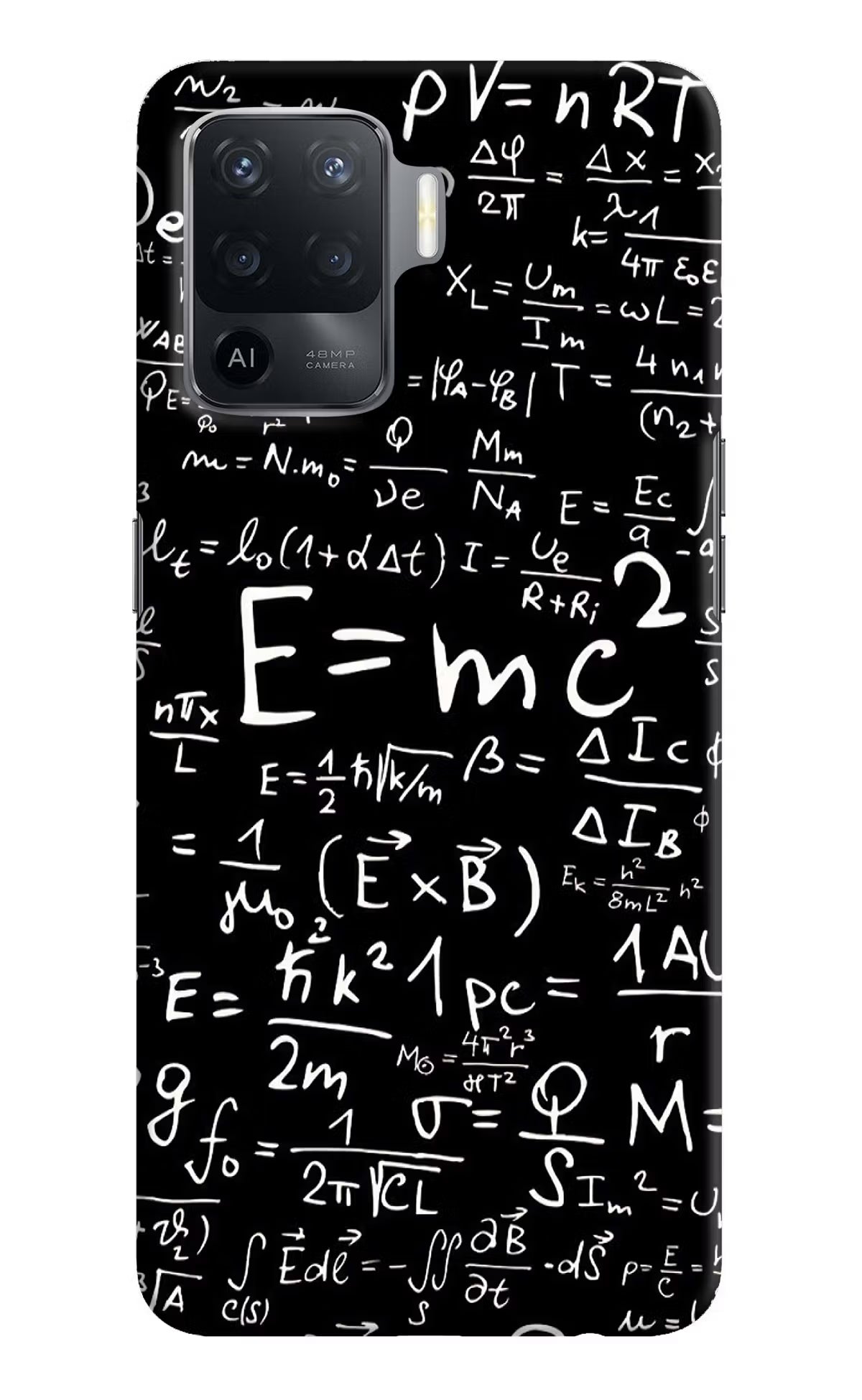 Physics Formula Oppo F19 Pro Hard Case Back Cover by Casekaro