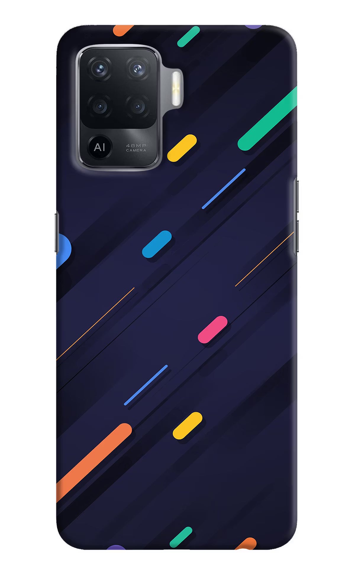 Abstract Design Oppo F19 Pro Hard Case Back Cover by Casekaro