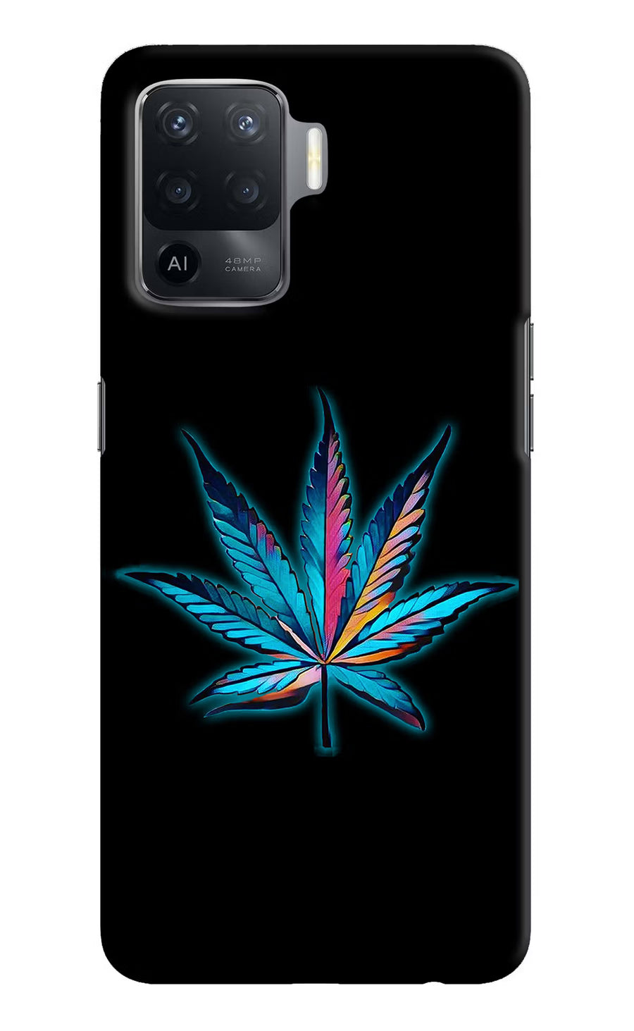 Weed Oppo F19 Pro Back Cover, Hard case