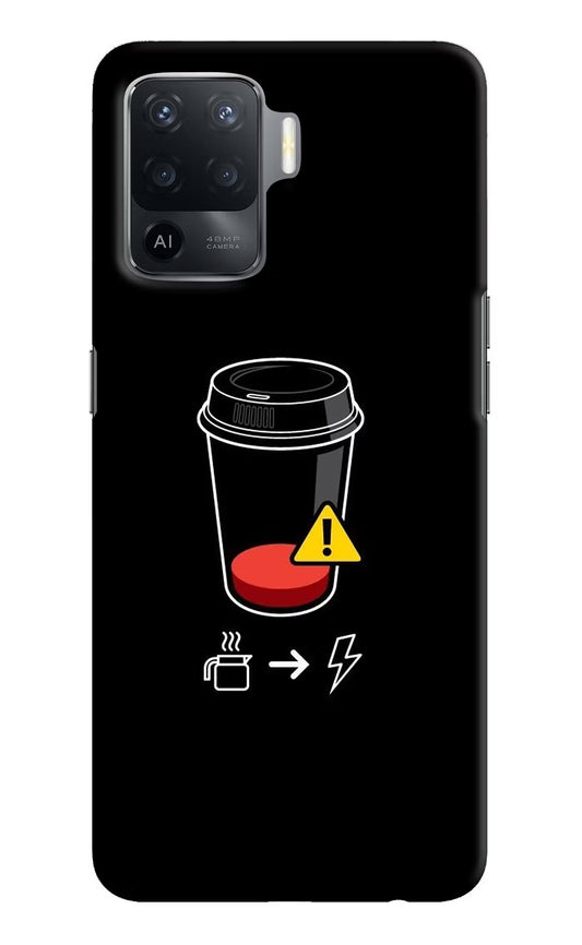 Coffee Oppo F19 Pro Hard Case Back Cover by Casekaro