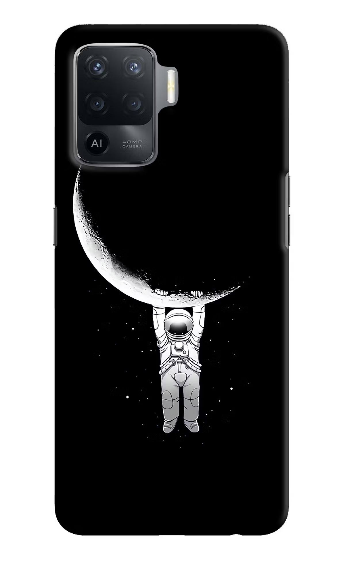 Moon Space Oppo F19 Pro Hard Case Back Cover by Casekaro