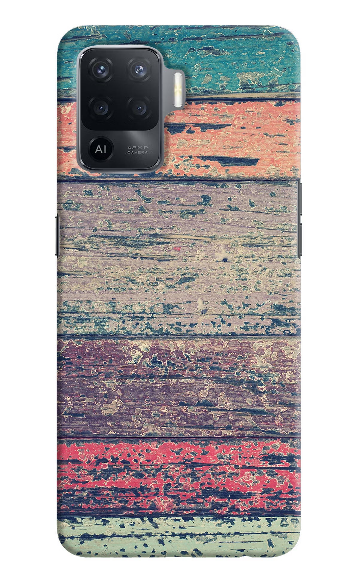 Colourful Wall Oppo F19 Pro Hard Case Back Cover by Casekaro