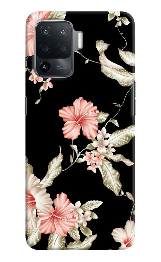 Flowers Oppo F19 Pro Hard Case Back Cover by Casekaro