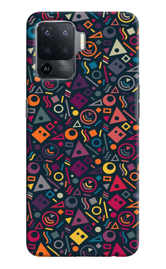 Geometric Abstract Oppo F19 Pro Hard Case Back Cover by Casekaro