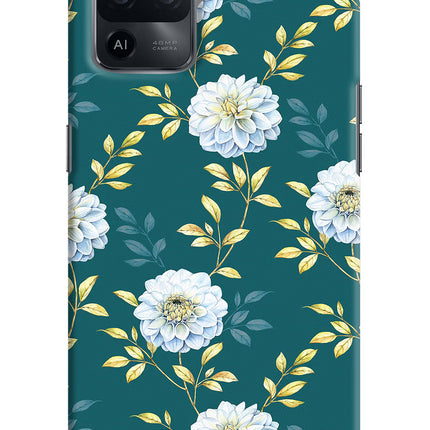 Flowers Oppo F19 Pro Hard Case Back Cover by Casekaro