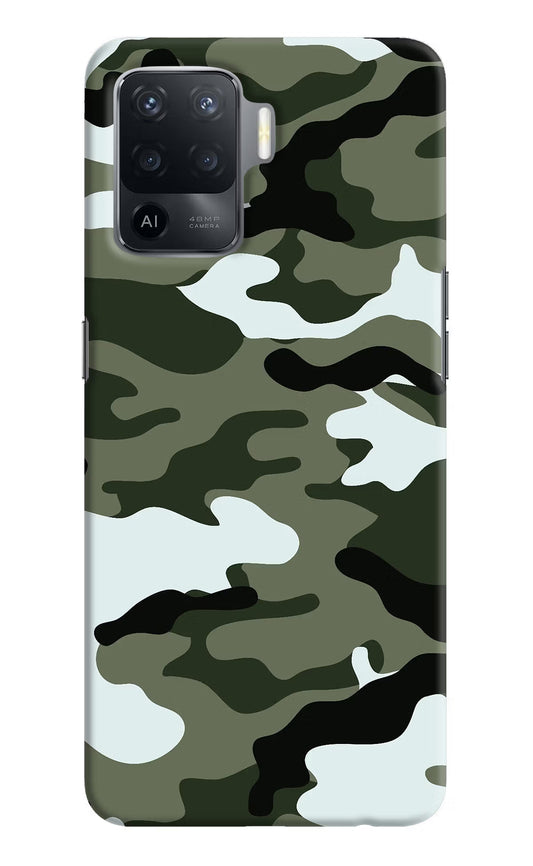 Camouflage Oppo F19 Pro Hard Case Back Cover by Casekaro