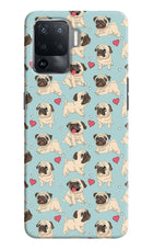 Pug Dog Oppo F19 Pro Hard Case Back Cover by Casekaro
