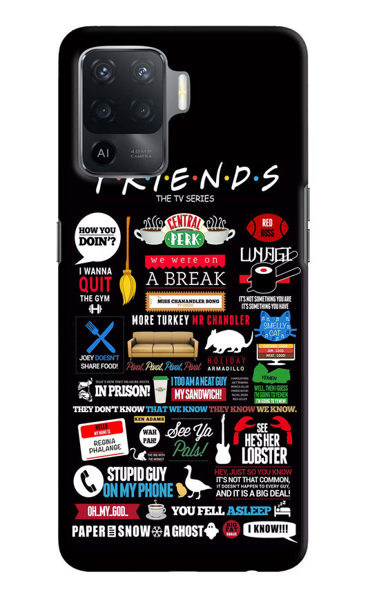 FRIENDS Oppo F19 Pro Hard Case Back Cover by Casekaro