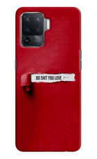 Do Shit You Love Oppo F19 Pro Hard Case Back Cover by Casekaro
