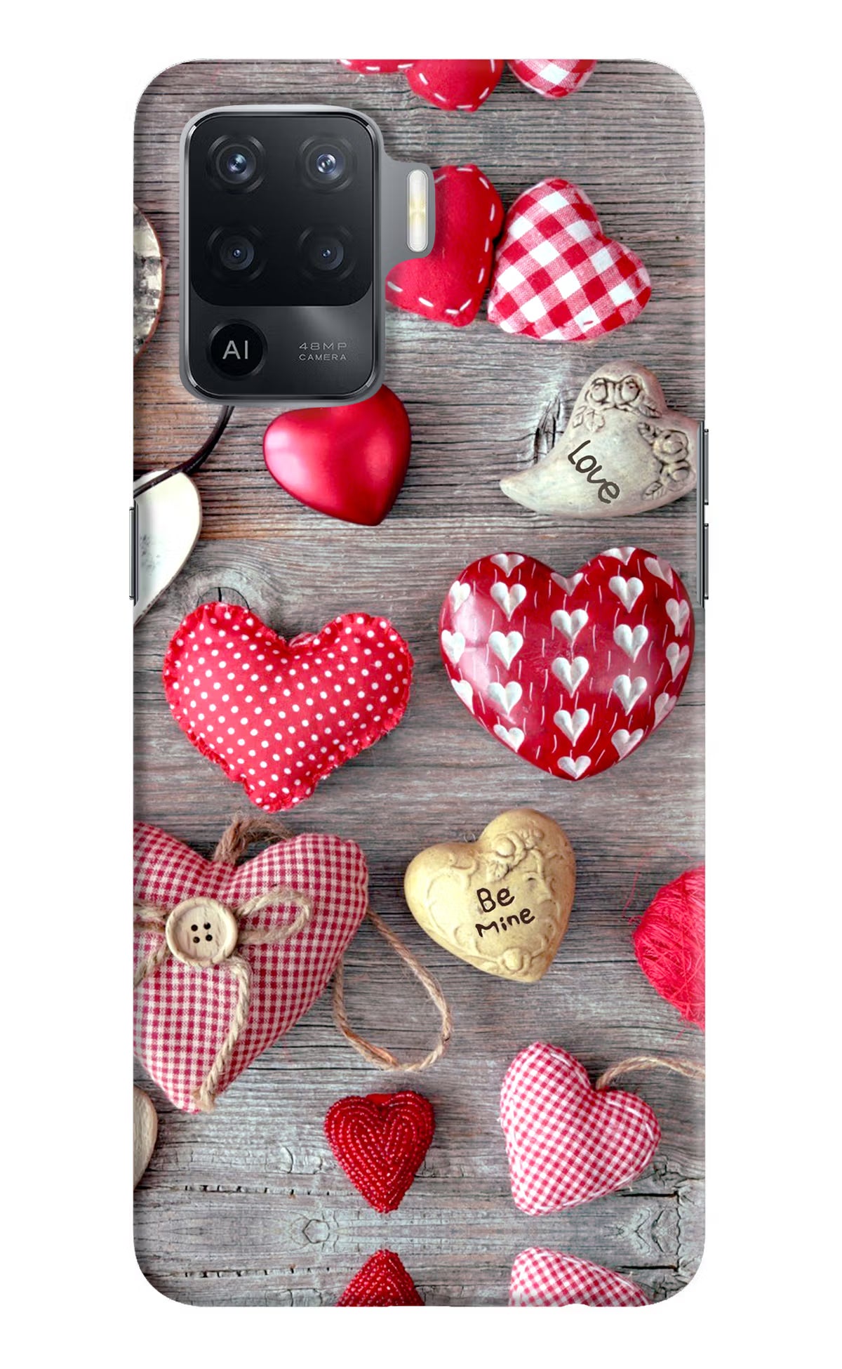 Love Wallpaper Oppo F19 Pro Hard Case Back Cover by Casekaro