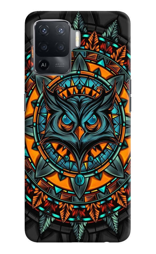 Angry Owl Art Oppo F19 Pro Hard Case Back Cover by Casekaro