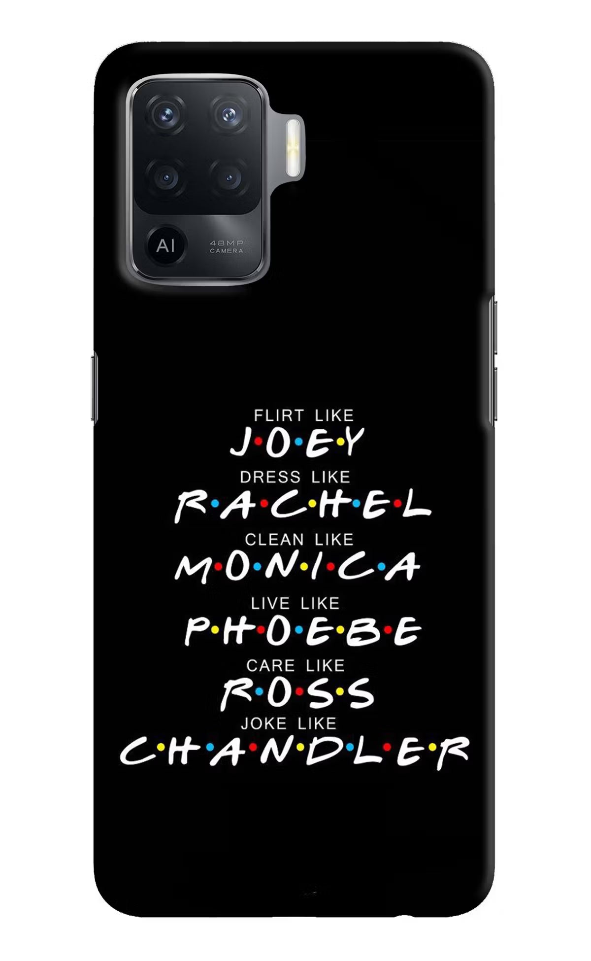 FRIENDS Character Oppo F19 Pro Hard Case Back Cover by Casekaro