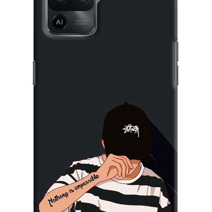 Aesthetic Boy Oppo F19 Pro Hard Case Back Cover by Casekaro