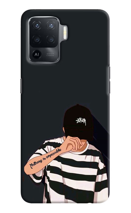 Aesthetic Boy Oppo F19 Pro Hard Case Back Cover by Casekaro