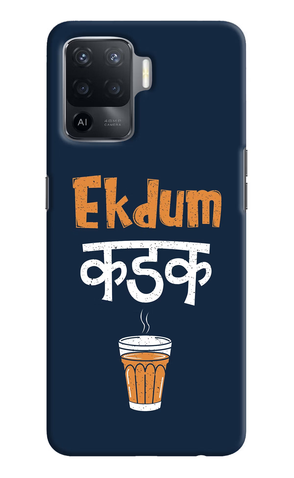 Ekdum Kadak Chai Oppo F19 Pro Hard Case Back Cover by Casekaro