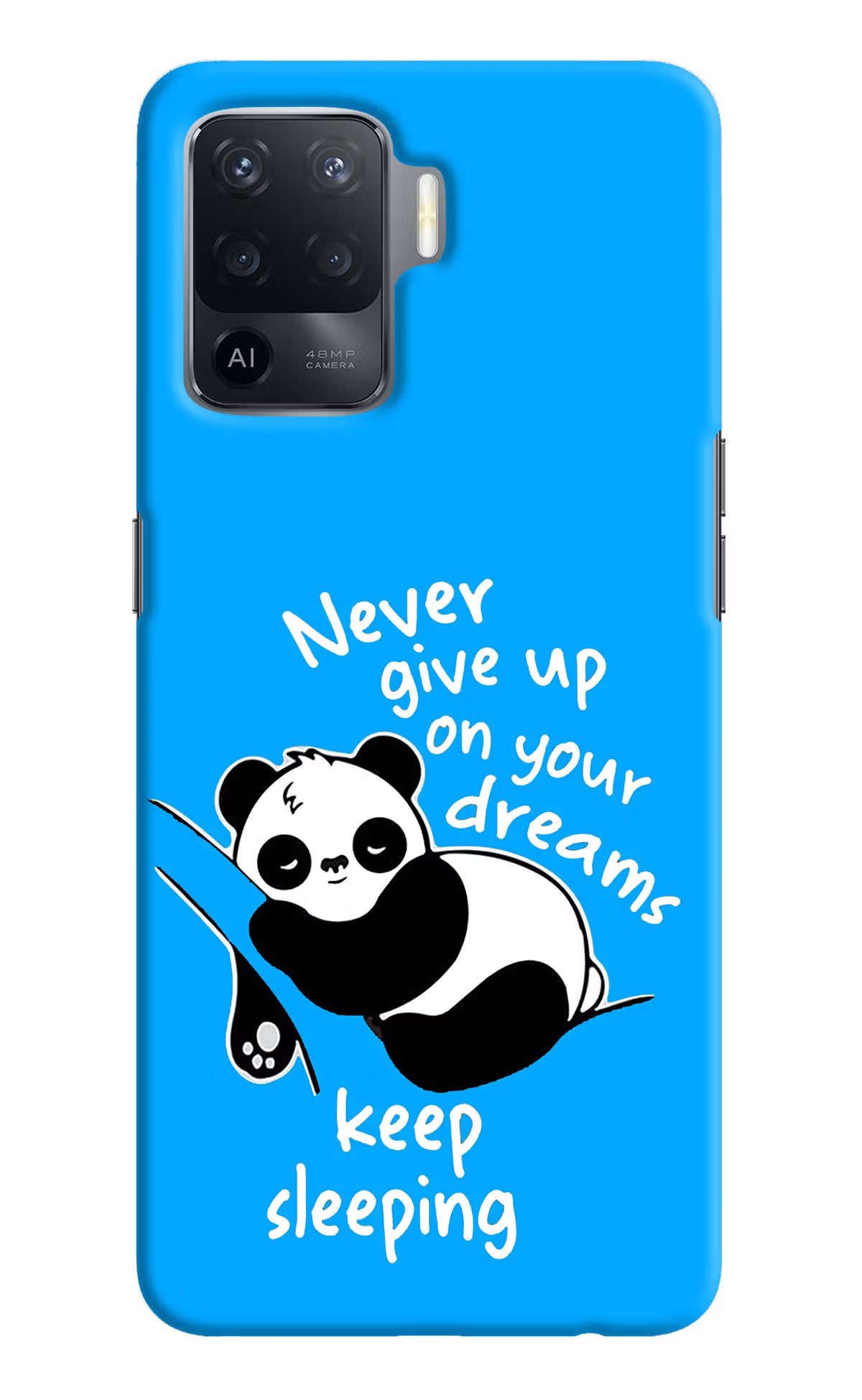 Keep Sleeping Oppo F19 Pro Hard Case Back Cover by Casekaro