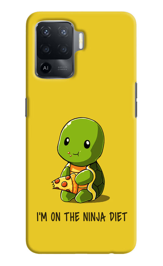 I'm on Ninja Diet Oppo F19 Pro Hard Case Back Cover by Casekaro