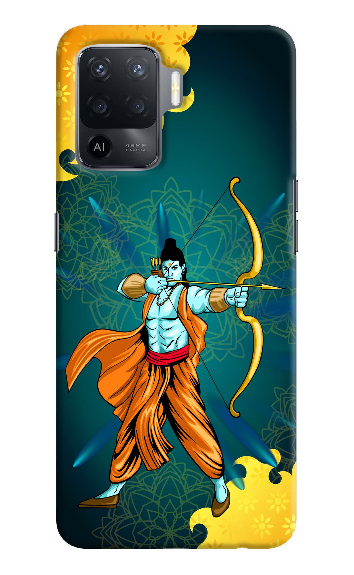 Lord Ram - 6 Oppo F19 Pro Hard Case Back Cover by Casekaro
