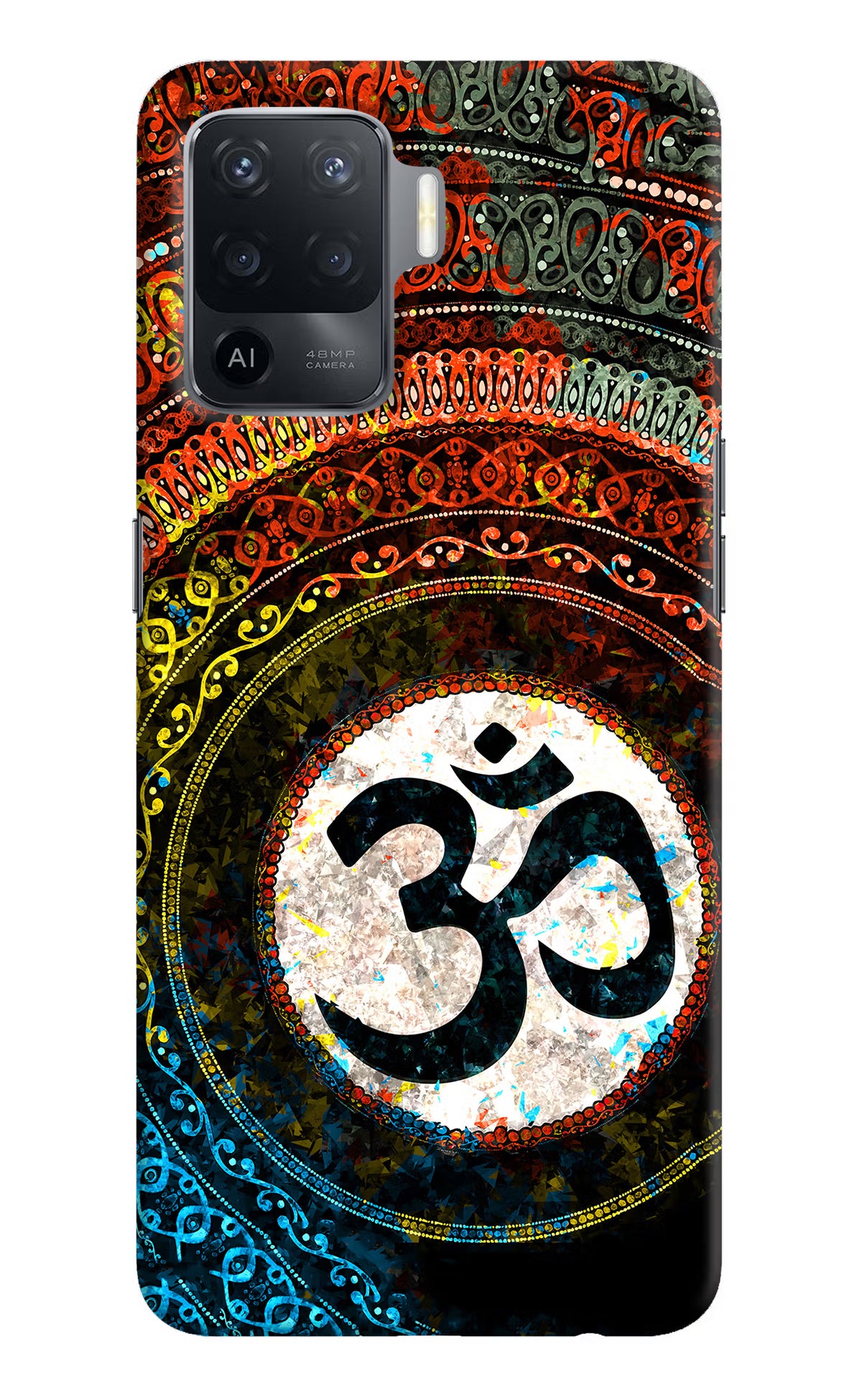 Om Cultural Oppo F19 Pro Hard Case Back Cover by Casekaro