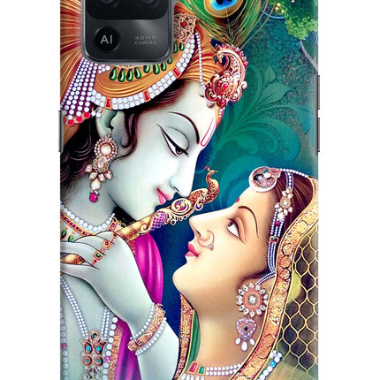 Lord Radha Krishna Oppo F19 Pro Hard Case Back Cover by Casekaro