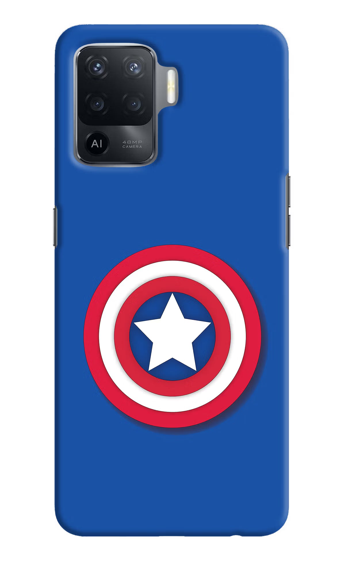 Shield Oppo F19 Pro Hard Case Back Cover by Casekaro