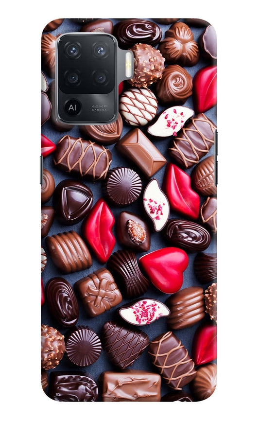 Chocolates Oppo F19 Pro Hard Case Back Cover by Casekaro