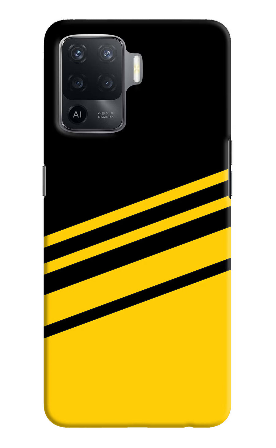 Yellow Shades Oppo F19 Pro Back Cover, Hard case